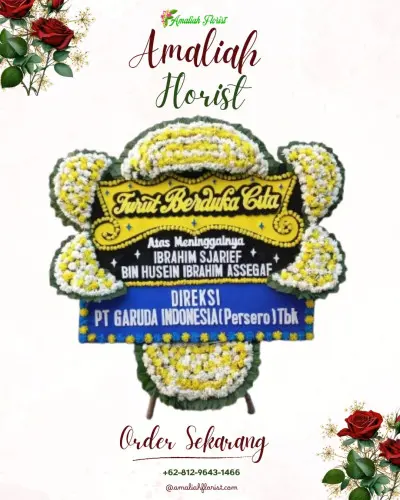 Papan Bunga Duka di Semut