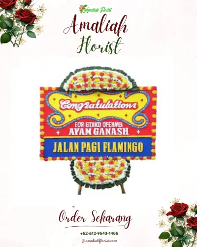 Bunga Papan Congratulation di Semut